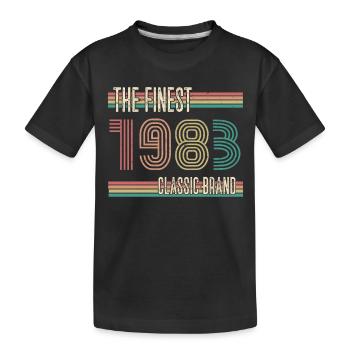 ST 1983 La plus belle marque classique - T-shirt bio Premium Enfant - noir - Devant