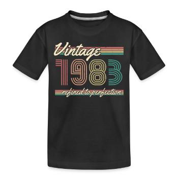 ST 1983 Millésime affiné à la perfection - T-shirt bio Premium Enfant - noir - Devant