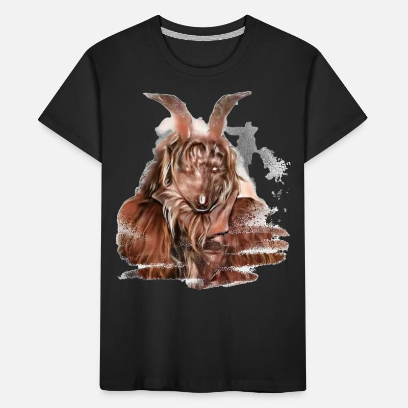 Krampus Percht Devil 2314 T-shirt bio Premium Enfant