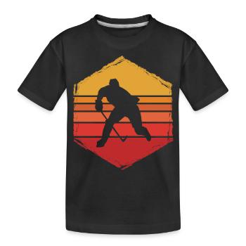 Eishockey Hockey sur glace - T-shirt bio Premium Enfant - noir - Devant