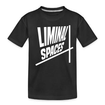 Espaces liminaux - T-shirt bio Premium Enfant - noir - Devant