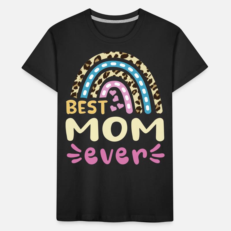 Best Mom ever -beste Mutter design Kinder Premium Bio T-Shirt