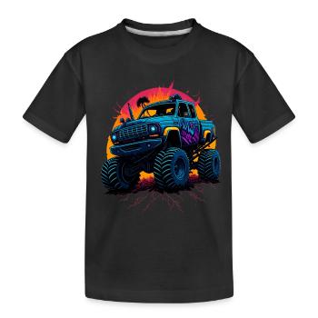 Monster truck - T-shirt bio Premium Enfant - noir - Devant