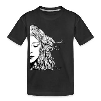 Rêveur - T-shirt bio Premium Enfant - noir - Devant