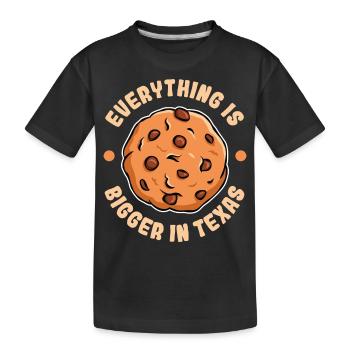 Cookie dans le design texan pour les fiers Texans - T-shirt bio Premium Enfant - noir - Devant