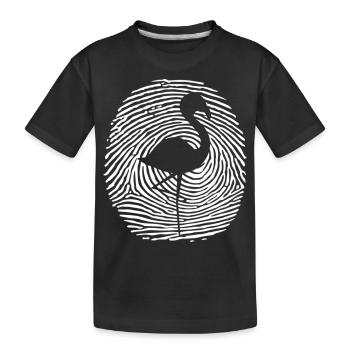 Empreinte ADN de Flamingo Flamingo - T-shirt bio Premium Enfant - noir - Devant