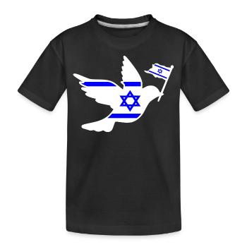 Israel - T-shirt bio Premium Enfant - noir - Devant