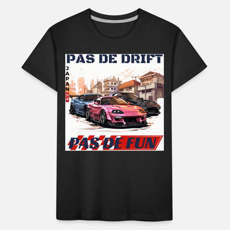 Pas de drift pas de fun T-shirt bio Premium Enfant