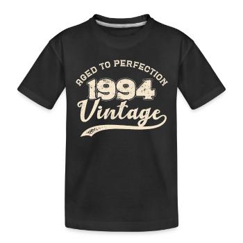 1994 BC Vieilli à la perfection - 1994 Cadeau d’anniversaire - T-shirt bio Premium Enfant - noir - Devant