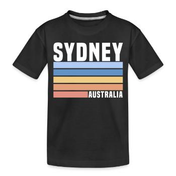 Sydney, Australie - T-shirt bio Premium Enfant - noir - Devant