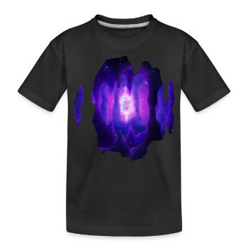 Peinture à l’aquarelle Mystic Cave - T-shirt bio Premium Enfant - noir - Devant