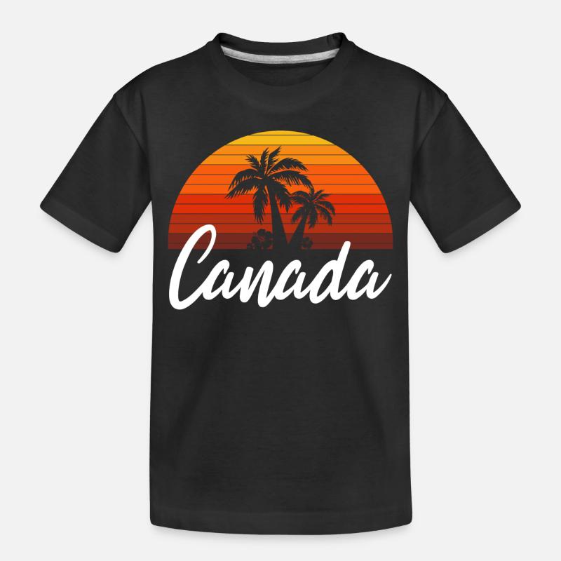 Canada - T-shirt bio Premium Enfant - noir