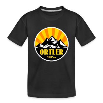 Ortler Tyrol du Sud - T-shirt bio Premium Enfant - noir - Devant