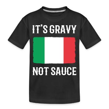 Italy Italia Italian Italian Flag - Kids' Premium Organic T-Shirt - black - Front