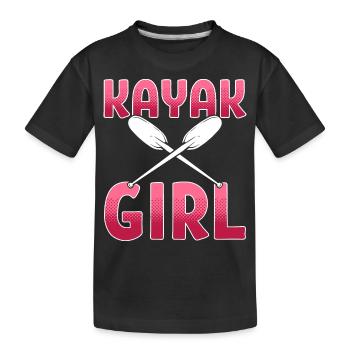 Kayak Kayak - T-shirt bio Premium Enfant - noir - Devant