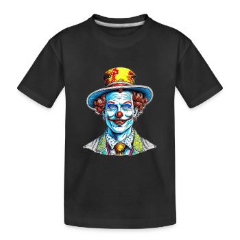 L’art du Joker - T-shirt bio Premium Enfant - noir - Devant