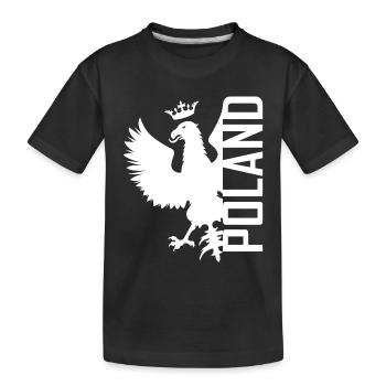Aigle Polska - Polen - Adler - Pologne - T-shirt bio Premium Enfant - noir - Devant