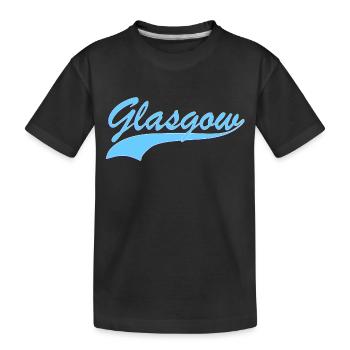 Glasgow - T-shirt bio Premium Enfant - noir - Devant