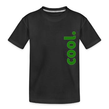 cool. - Kinder Premium Bio T-Shirt - Schwarz - Vorne