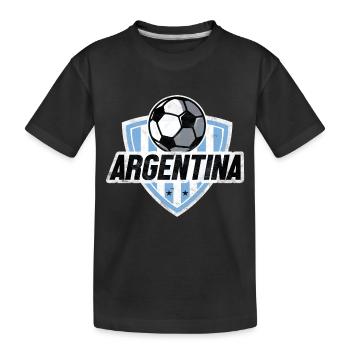 Argentine T-Shirt Football Fan Fan cadeau - T-shirt bio Premium Enfant - noir - Devant