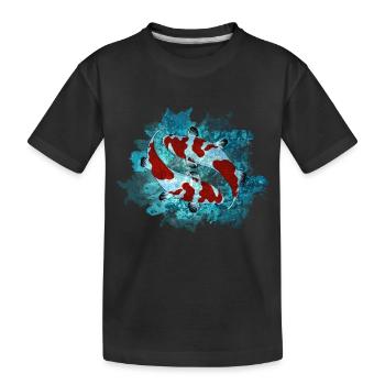 koi - T-shirt bio Premium Enfant - noir - Devant