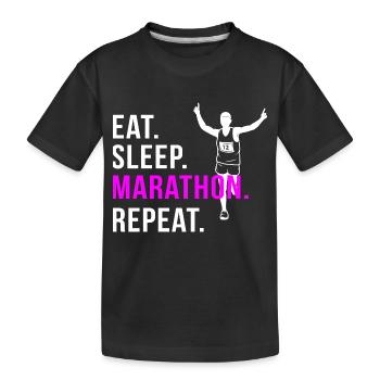 marathon - T-shirt bio Premium Enfant - noir - Devant