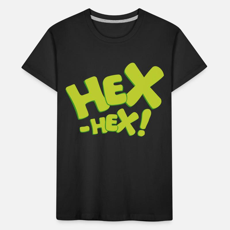 Bibi Blocksberg Hex-hex! Typo green Kids' Premium Organic T-Shirt