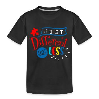 Autism Autist ADHD Autism Asperger Gift - Kids' Premium Organic T-Shirt - black - Front
