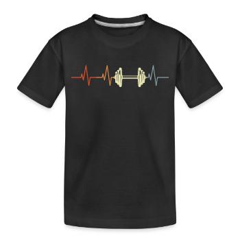 J’adore le fitness - T-shirt bio Premium Enfant - noir - Devant
