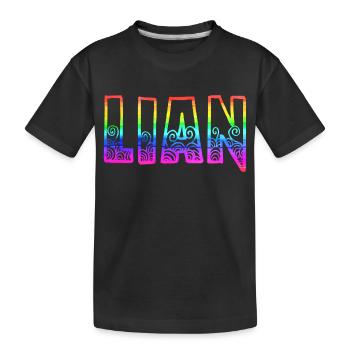 lian rs arc-en-ciel - T-shirt bio Premium Enfant - noir - Devant