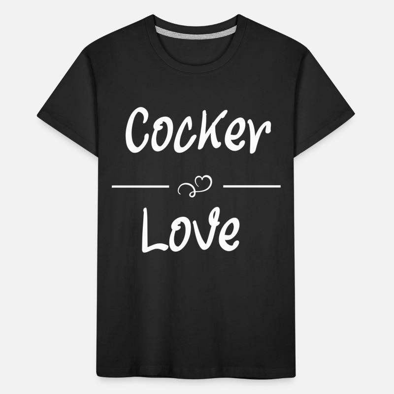 Cocker Love Kinder Premium Bio T-Shirt