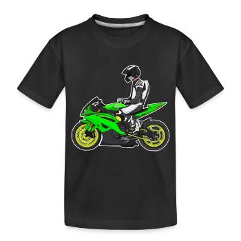 Moto Lifestyle / Moto / Moto motard - T-shirt bio Premium Enfant - noir - Devant