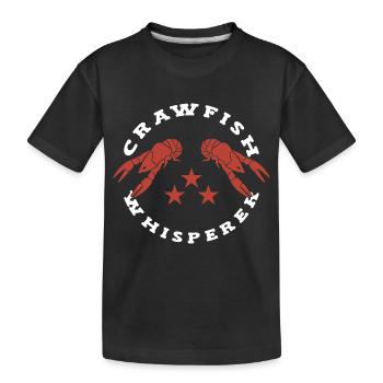 Langusten Languste - Kinder Premium Bio T-Shirt - Schwarz - Vorne