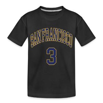 San Francisco 3 - Kinder Premium Bio T-Shirt - Schwarz - Vorne