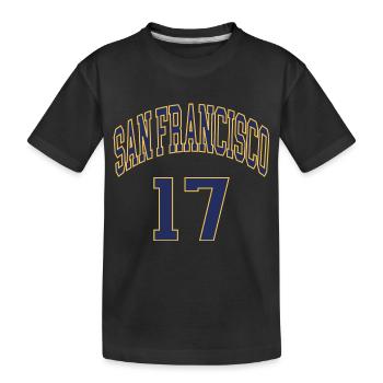 San Francisco 17 - Kinder Premium Bio T-Shirt - Schwarz - Vorne