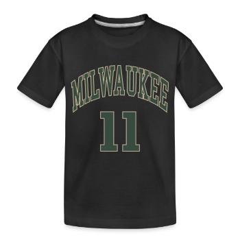 Milwaukee 11 - Kinder Premium Bio T-Shirt - Schwarz - Vorne