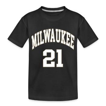 Milwaukee 21 - Kids' Premium Organic T-Shirt - black - Front