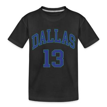 Dallas 13 - Kids' Premium Organic T-Shirt - black - Front