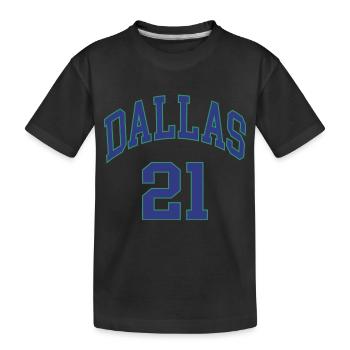 Dallas 21 - Kids' Premium Organic T-Shirt - black - Front