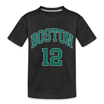 Boston 12 - T-shirt bio Premium Enfant - noir - Devant