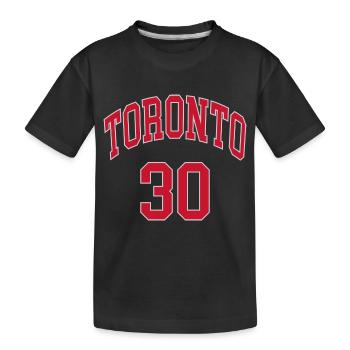 Toronto 30 - Kinder Premium Bio T-Shirt - Schwarz - Vorne