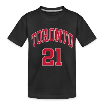 Toronto 21 - Kids' Premium Organic T-Shirt - black - Front