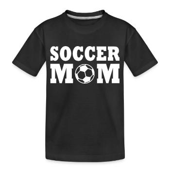 Soccer mom - T-shirt bio Premium Enfant - noir - Devant
