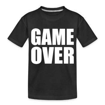 Game over - T-shirt bio Premium Enfant - noir - Devant