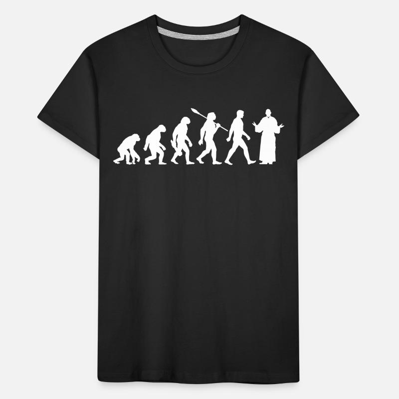 Evolution - Pasteurs - Église - Religion T-shirt bio Premium Enfant
