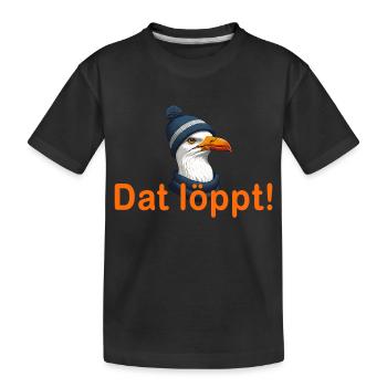Dat löppt! - Kids' Premium Organic T-Shirt - black - Front