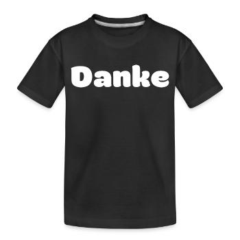 Merci - T-shirt bio Premium Enfant - noir - Devant