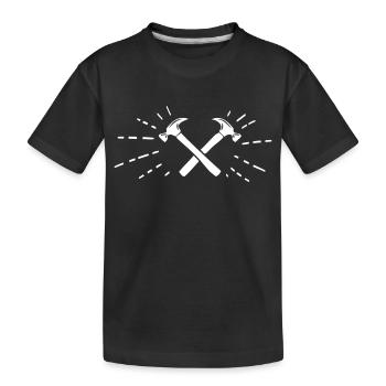 Atelier d’atelier de menuisier de menuisier - T-shirt bio Premium Enfant - noir - Devant