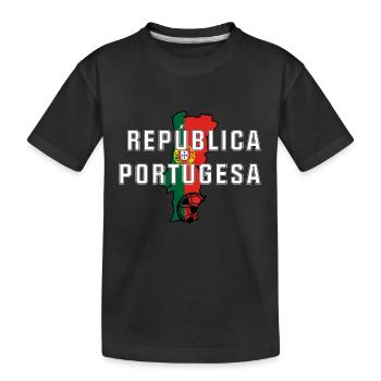 Portugal-Fanhirt - T-shirt bio Premium Enfant - noir - Devant