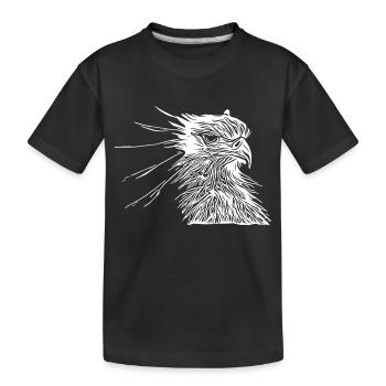 Vogel - Kinder Premium Bio T-Shirt - Schwarz - Vorne